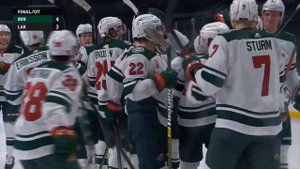 Первый гол Кирилла Капризова в НХЛ