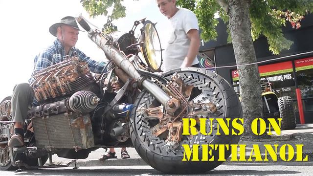 New Zealand Faces - Engineer Ian and his Steampunk Bike смотреть онлайн