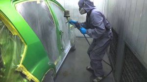 Первый обзор DEVILBISS GPI на лаке DUR 300 UHS