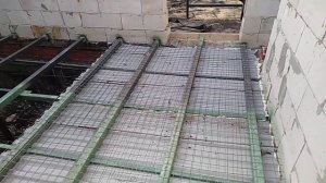 Плита перекрытия пола в ванной комнате (2 часть)