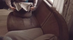 Чехол для  углового дивана сшитый на заказ.