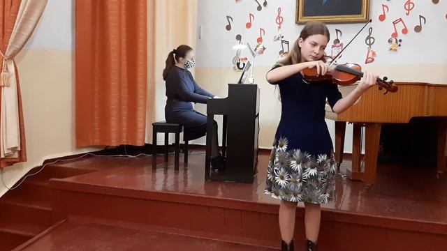 Глушенко Анастасія А. Хачатурян Андантіно смотреть онлайн