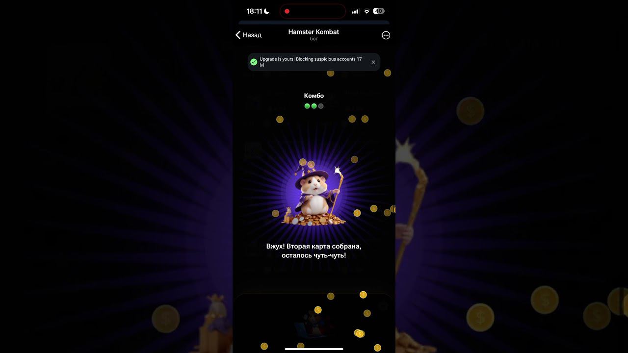 HAMSTER COMBAT COMBO 06.06.24 смотреть онлайн