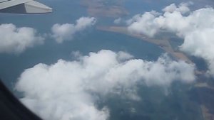 Заход на посадку в Анапе.