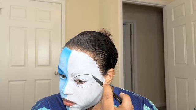 How to | Jack and Sally Nightmare before Christmas tutorial. смотреть онлайн