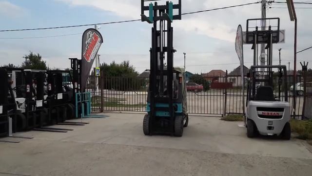 Погрузчик японский MITSUBISHI FG20 смотреть онлайн