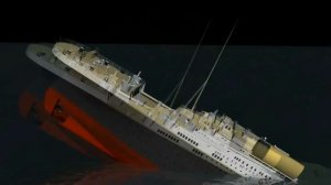 3D Titanic sinking Animation  HD
