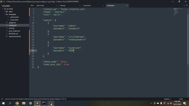 Blog made with Python & Flask (using PyMongo) смотреть онлайн