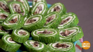 Рулет из шпината от Марии Суровой. Доброе утро. Суббота. Фрагмент выпуска от 21.05.2022