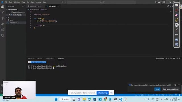 Day 1 | Introduction to C | C Programming Essentials Bootcamp (5 Days)