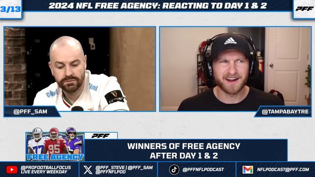 The Best 2024 Free Agent Signings so Far | PFF смотреть онлайн