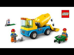 LEGO City  60325  Cement Mixer Truck  SPEED BUILD