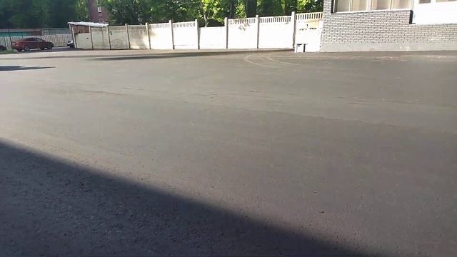 Укладка асфальта асфальтоукладчиком