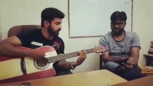 Aadat song by shiraz rft and shubham on guitar