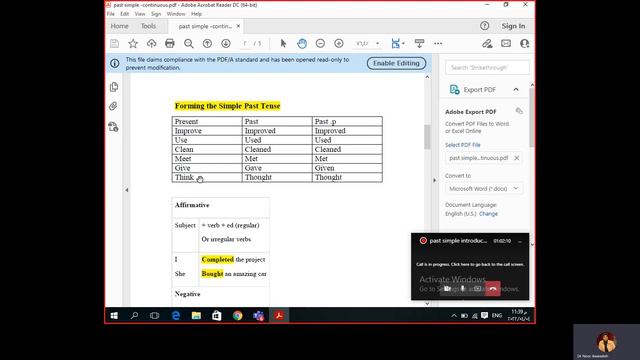 past simple introduction 20220404 233719 Meeting Recording смотреть онлайн