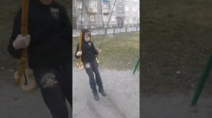 обучения на сальто с качели