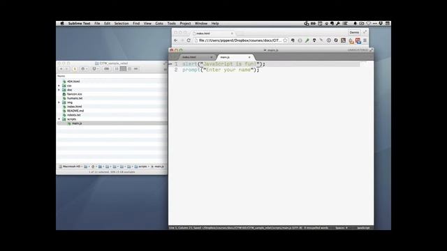 2-Basic JavaScripting, part 1