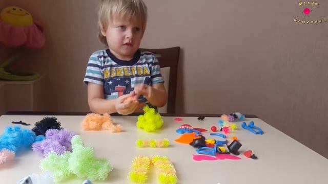 Собираем животных из конструктора Банчемс. смотреть онлайн