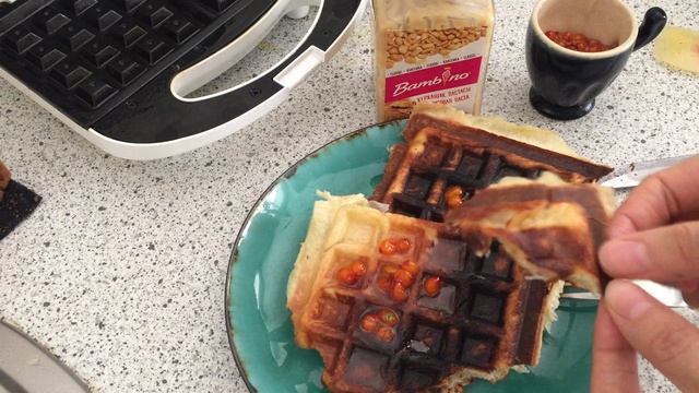 ASMR and Mukbang Croissant ? waffle | Croffle | Korean street food at home| Breakfast in 5 minutes смотреть онлайн