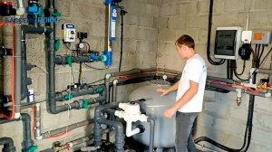 Обзор переливного бассейна с водопадом / Инфинити /  г. Новороссийск