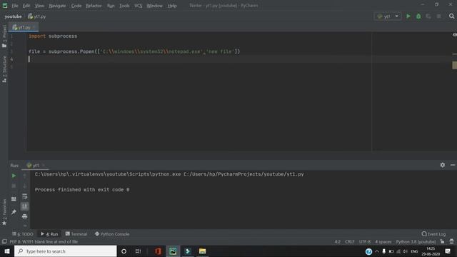 Subprocess Module In Python | How to open and close any application using python | Python in Hindi