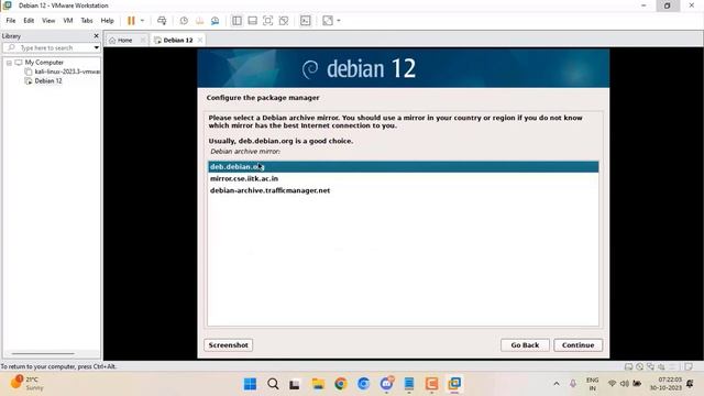 How to install Debian 12 in VMware смотреть онлайн