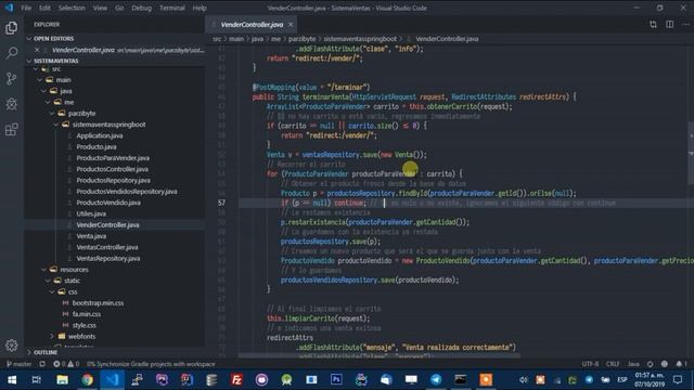 Sistema de ventas con Spring, Java y MySQL - Open source y gratuito смотреть онлайн