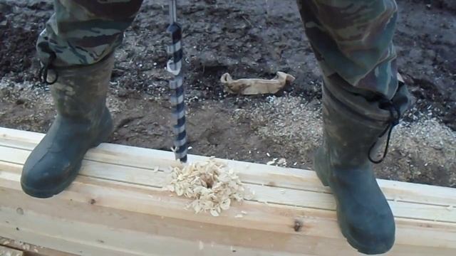 Монтаж деревянных нагелей | Отзывы о компании Багров-Строй смотреть онлайн