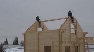 Дом 6*6 из двойного бруса