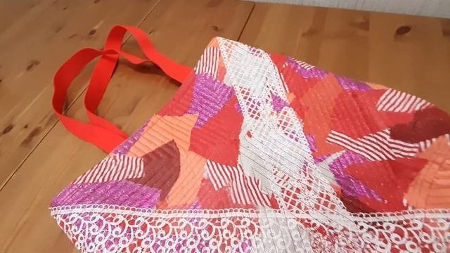 Сумка-шопер в технике пицца. Часть 2#сумка #техникапицца