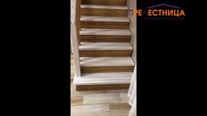 Облицовка металлического каркаса лестницы Франк 15
