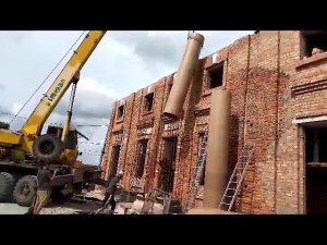 Крестовоздвиженский храм восстает из руин