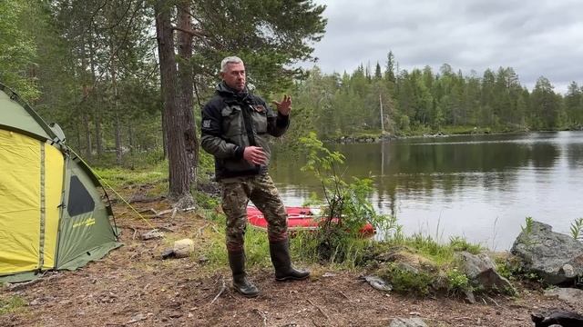 Три дня на таежном озере. Рыбалка в Карелии