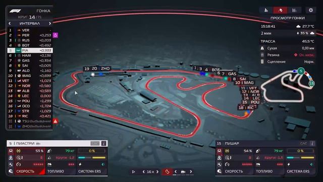 F1® Manager 2022. 44 серия. Карьера. Гран При Бразилии. смотреть онлайн