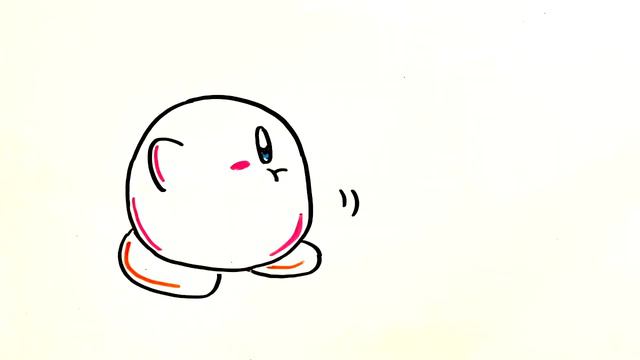 星のカービィ/お絵かきストーリー【手描きアニメ】