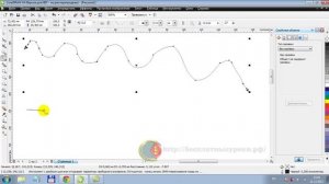 Создание прямых и ломанных линий в CorelDRAW