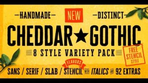 Cheddar Gothic Font Download