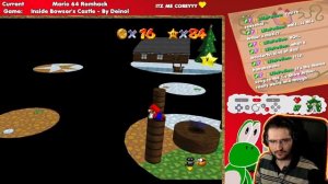 [2021/05/24] Artsing and Chilling, then finishing SM64 Inside Bowser's Castle!