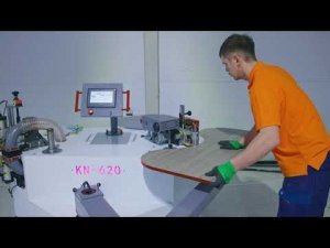Кромкооблицовочный станок для криволинейных деталей KN-700