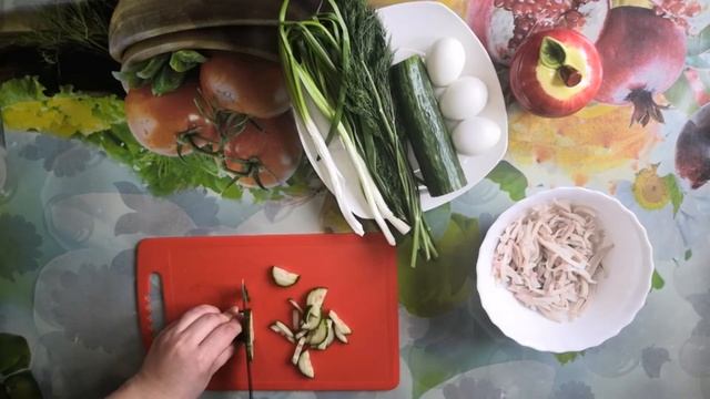 Салат из кальмаров смотреть онлайн