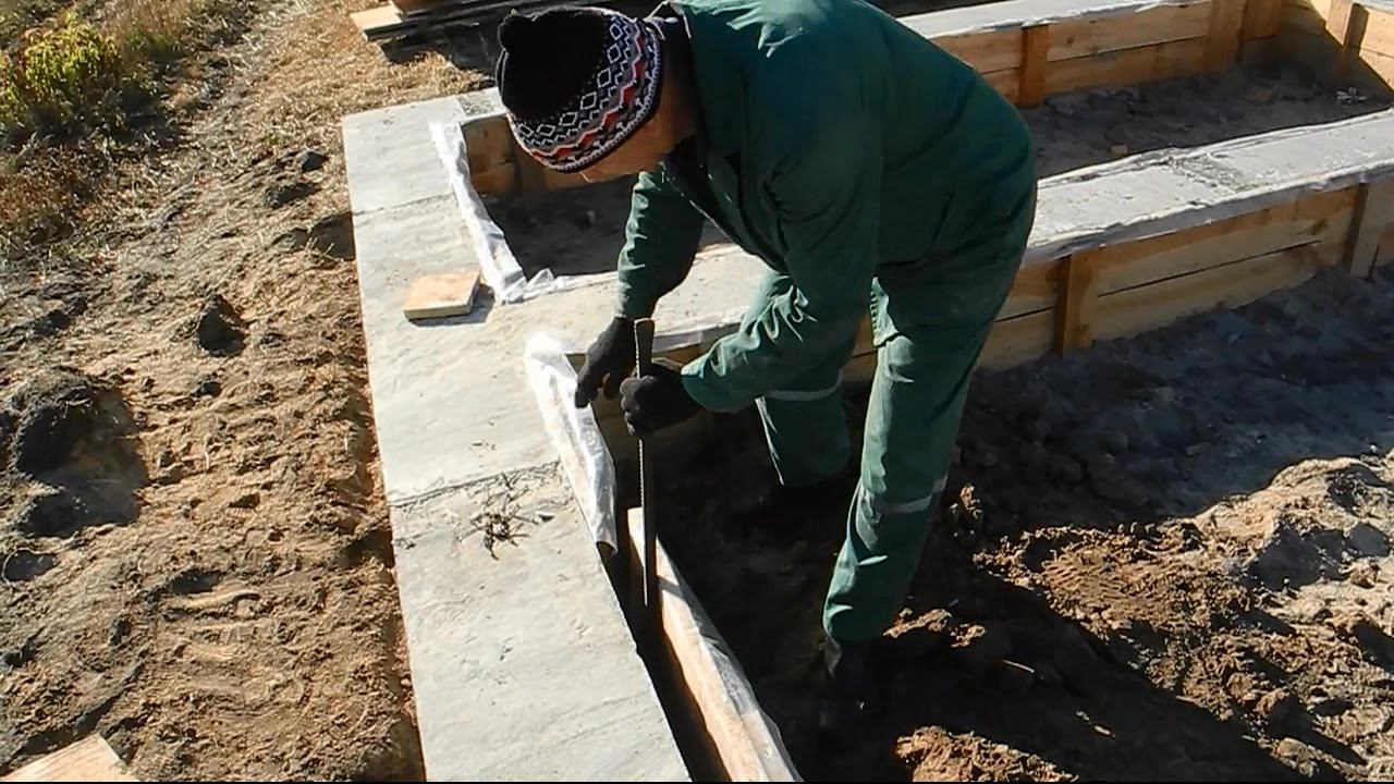 Мелкозаглубленный ленточный фундамент ч.12