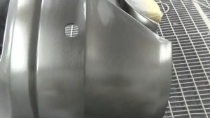 Восстановление текстуры на бампере и устранение косяков на базе гаражным способом.