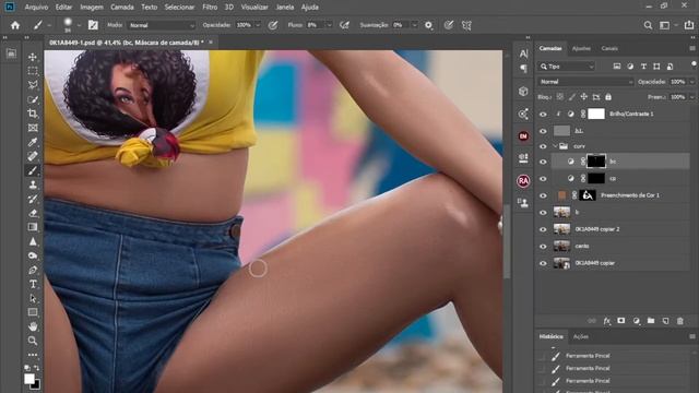 Edição Completa passo a passo no Adobe Photoshop смотреть онлайн