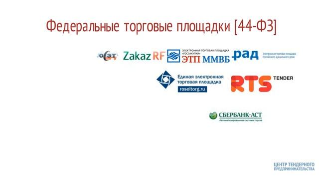 Электронные торговые площадки L На какой электронной площадке регистрироваться?