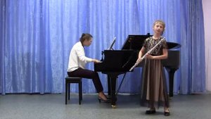 М. Бертомье. "Романтическая сюита для флейты и фортепиано" Часть I, аллегро