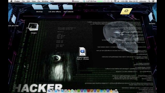 macbook pro running Bumptop 3d Desktop смотреть онлайн