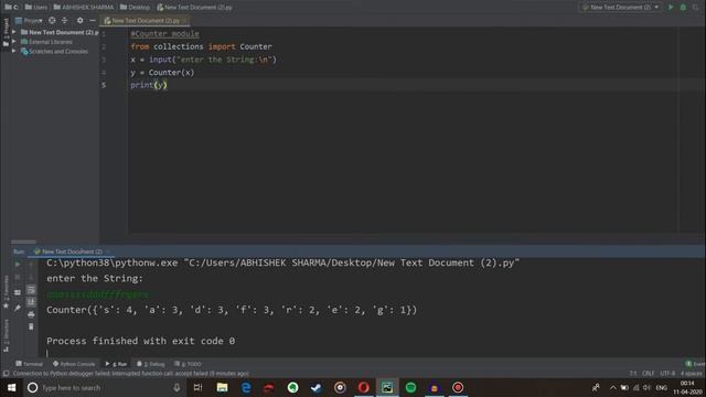 Counter and Datetime in Python | Part - 1 | Advance Modules