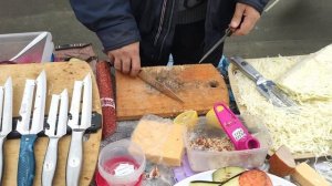 Поварской нож, Высокое качество. Сталь 30cr13,твердосплавная медленно тупится, особая заточка