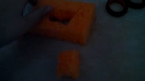 Самодельная игрушка из губки для мытья посуды