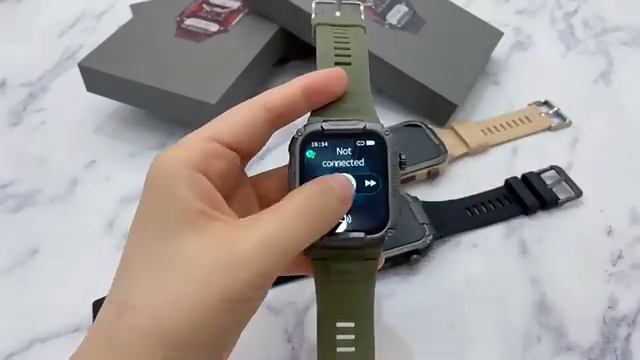 Розумний годинник Modfit Armor All Black смотреть онлайн